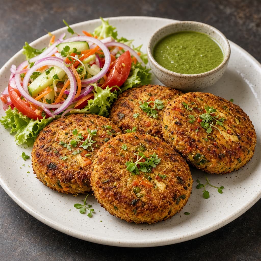 Veggie Paneer Cutlet Patties