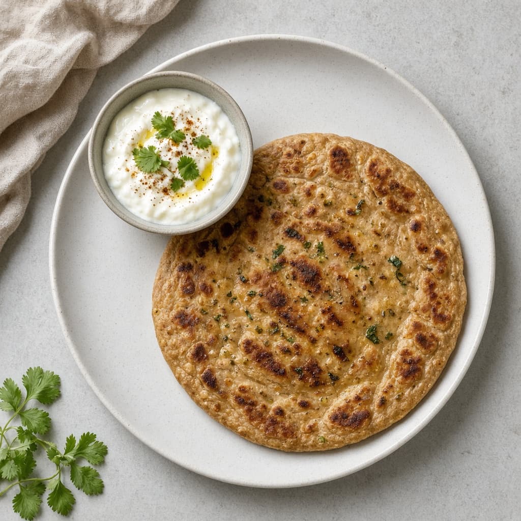 Whole Wheat Cheese Paratha