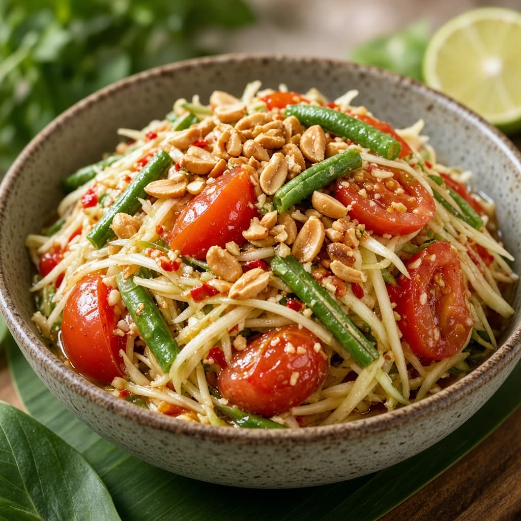 Zingy Thai Som Tum Papaya Salad